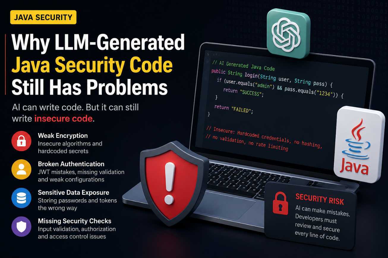 Why LLM-Generated Java Security Code Still Has Problems in 2026